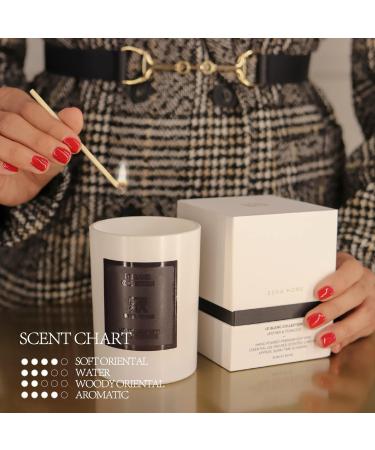 ESNA HOME Leblanc Leather & Tobacco Aromatherapy Candles | Natural Soy | 50-Hour Burn | Perfect Mother s Day Gift - Buy Online on GoSupps.com
