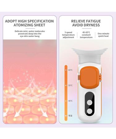 Nano Mist Sprayer Eye Face Steamer Eye & Face Mister Mist Sprayer with Hot Compress Portable Sprayer USB Rechargeable Eye Care Skin Care Moisturising Spray - Buy Online on GoSupps.com