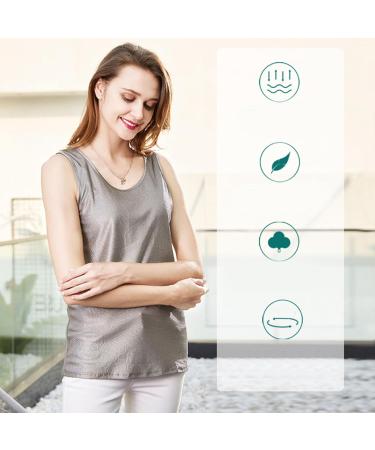 EMF Blocking Vest - Silver Fiber Protection Tank for WiFi Shielding | Anti-Radiation Clothing for Office Fitness & Outdoor (XXL) - Buy Online on GoSupps.com