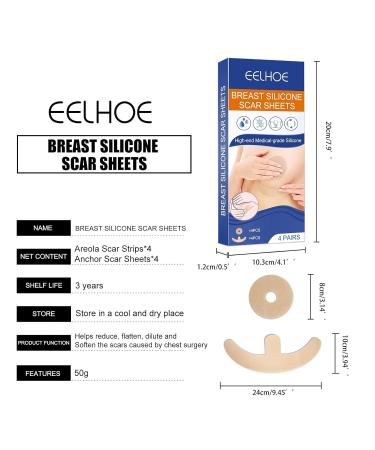 Men's Face Wash for Oily Skin + Silicone Scar Sheets for Breast Reduction - 8 Pack Scar Removal Sheets - Whipped Bath Soap Included - Buy Online on GoSupps.com