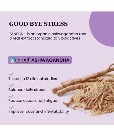 UpNourish Organic Ashwagandha Saffron Supplements with Probiotics - Stress Relief Mood Enhancer Calm Happy Pills Support Fatigue Focus Clarity with L-Theanine Rhodiola 30 Vegan Capsules - Buy Online on GoSupps.com