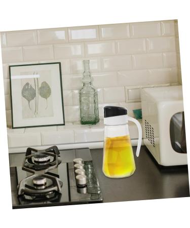 Zerodeko Large Capacity Oil Pot Oil Holder 1pc Oil Can Plastic Vinegar Glass Creative Oil Bottle Vinegar Bottle - Buy Online on GoSupps.com