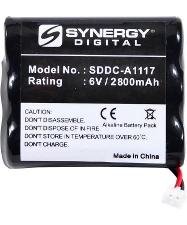 Synergy Digital Door Lock Batteries - Alkaline 6V 2800 mAh Compatible with Saflok A28310 5-Pack SDDC-A1117 - Buy Online on GoSupps.com