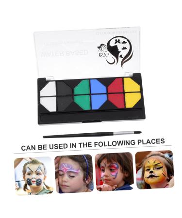 Minkissy Facial Paint Kit - Easy Clean Halloween & Carnival Makeup for Kids & Adults | 2 Pth Scars Stencil Set - Buy Online on GoSupps.com