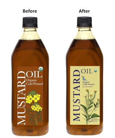 DAANA Mustard Oil for Skin - USDA Organic Extra Virgin Cold Pressed | Best for Healthy Skin - Buy Online on GoSupps.com