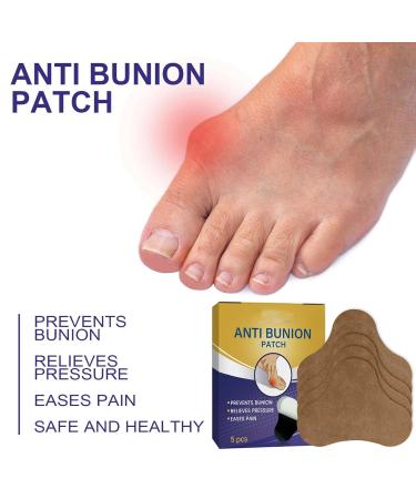 Strongjoints Anti-Bale Toe Patch - 5 Pack for Hallux Valgus & Overlapping Toes Relief | Natural Correction Pads - Buy Online on GoSupps.com