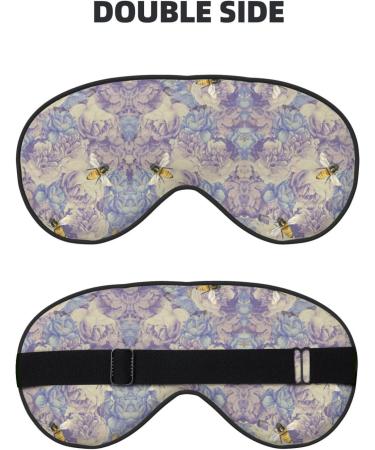 Bee Flying Soft Sleep Eye Mask | Breathable Female Eye Patch for Travel & Relaxation | International Shipping - Buy Online on GoSupps.com