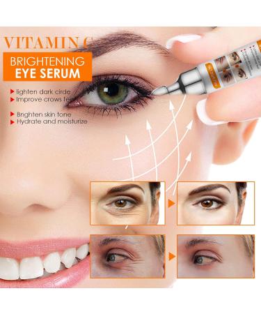 Eye Cream for Dark Circles Wrinkles Eye Bags Vitamin C Anti-Aging Eye Cream Color Corrector to Reduce Fine Lines Wrinkles Dark Circles 20.1 - Buy Online on GoSupps.com