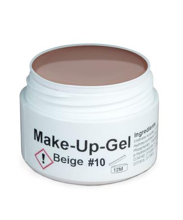 GS-Nails UV Make-up Gel camouflage for nail art & nail design-1000 ml cherry-gel-self-smoothing nail gel-beige #10 1 l (1 Pack) beige #10