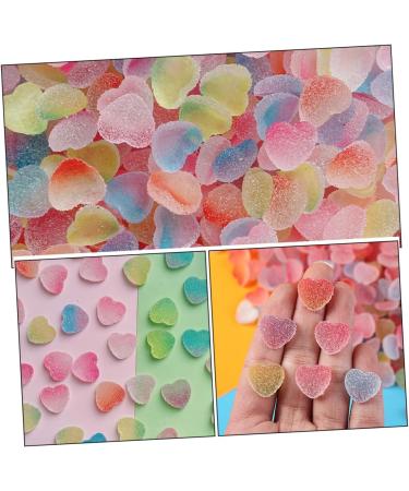 HEMOTON Fake Candies Bulk 50pcs Simulation Gummies Candy Models Candies Resin Decorations Fudge Simulated Soft Candy - Buy Online on GoSupps.com