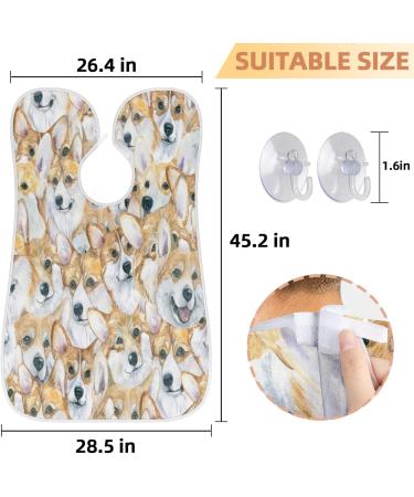 Beard Bib Apron - Non-Stick Waterproof Beard Hair Catcher for Men | Ideal Grooming Cape for Shaving & Trimming - Buy Online on GoSupps.com