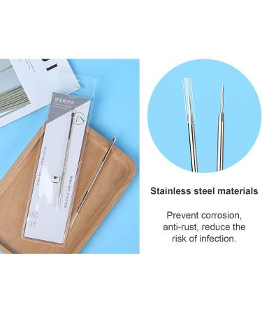 Needle Blackhead Remover Stainless Steel Pimple Extractor for Remove Blackheads Whiteheads Acne Pimples - Buy Online on GoSupps.com