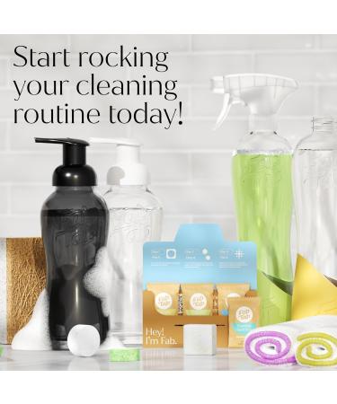 Luxury Foaming Hand Soap Kit | Exquisite Glass Bottle & 3 Kids & Pet Friendly Refills | Citrus Blossom & Fig Fragrance | Boutique Hotel Quality - Buy Online on GoSupps.com