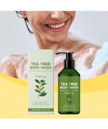 Tea Tree Body Wash Tea Tree Tinea Versicolour Body Wash with natural tea tree oil skin care for back acne folliculitis itching in the groin athletes foot and ringworm 2 - Buy Online on GoSupps.com