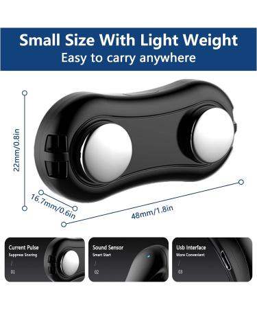 DZKJ Electric Anti Snoring Device | Intelligent Massage Snore Stopper for Nasal Relief with Variable Speed | Snore Reduction Aid - Buy Online on GoSupps.com