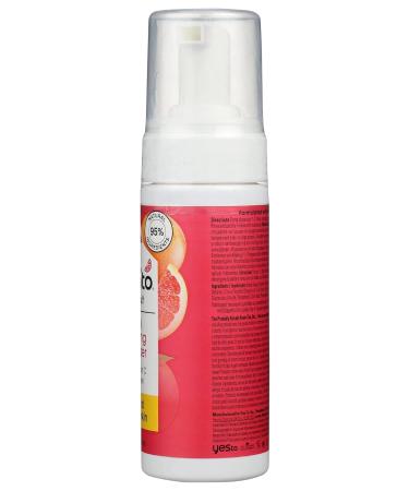 Yes To Grapefruit Daily Foaming Cleanser | Brightening Face Wash - Vegan Natural & Cruelty-Free Skin Care for a Glowing Complexion - 4 Fl Oz - Buy Online on GoSupps.com