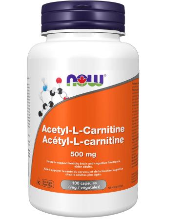 NOW Acetyl L-Carnitine 500mg 100 vcaps and NOW Inositol 500mg 100 vcaps - Buy Online on GoSupps.com