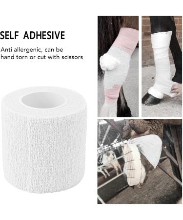 Aladeno 12 Pack 4.5M Animal Elastic Bandage - Waterproof Self-Adhesive Non-Woven Wrap for Ankle & Cow Hoof Repair - Buy Online on GoSupps.com