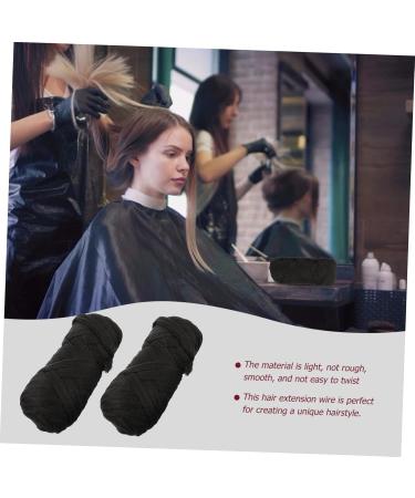 Beaupretty 4 Rolls Brazilian Wool Braid Natural Hair Wig Braid Hair Line Wig Hair Wire Long Straight Hair Wire Brazilian Wool Hair for Braids Hair Pin Women's Polypropylene Modeling Headband - Buy Online on GoSupps.com