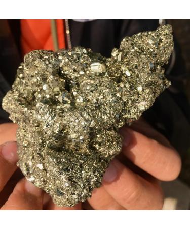 Room Decoration Natural Pyrite Crystal Cluster Irregular Stone Rock Sample Reiki Home Decoration Raw Crystals Specimen (Size : 150-200g) - Buy Online on GoSupps.com