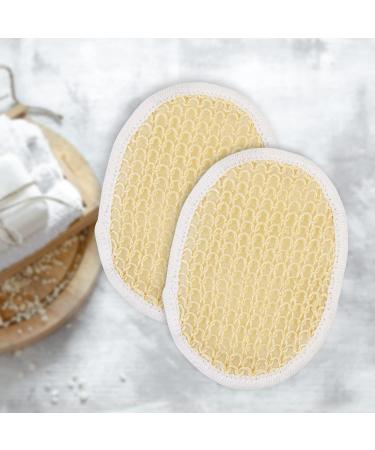 Gentle Face and Body Exfoliating Pad - Soft Weave Loofah Sisal Sponge (2 Pack) - Buy Online on GoSupps.com
