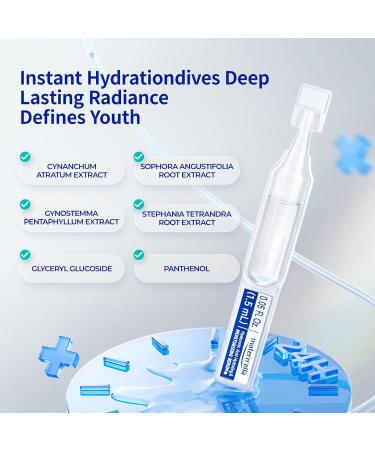 Matern'ella Hyaluronic Acid Serum with Panthenol and 4D Multi-Layer Hydration Lightweight Single-Use Moisturizing serum for Dry & Sensitive Skin 0.05 Fl. Oz. 30 Vials - Buy Online on GoSupps.com