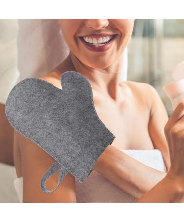 Healeved De Exfoliant Gommage Corporel Portable Fournitures De Bain Mitaines Exfoliantes Grises - Buy Online on GoSupps.com