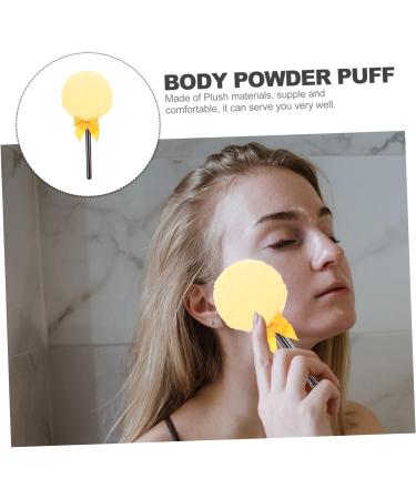 SOESFOUFU Makeup Blenders puff body brush lollipop shape makeup puff fragrance dusting makeup cleaner kids tools after-bath powders puff super soft long hair child big puff take a bath - Buy Online on GoSupps.com
