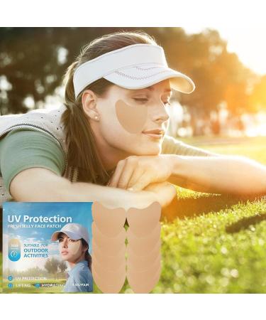 Patch facial de protection solaire patch solaire de golf - Patch de protection solaire faciale 5 paires - Patch de protection solaire faciale confortable patchs de golf portables pour la - Buy Online on GoSupps.com