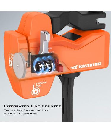 KastKing Improved Kalibrate Line Spooler with Line Counter - Portable Spooling Tool for Spinning and Casting Reels - Great Fishing Gifts 2.0 - Buy Online on GoSupps.com