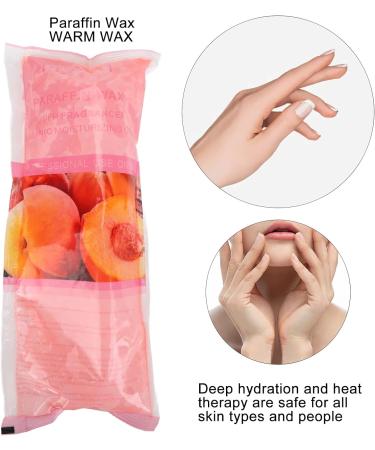 Peach Lemon Scented Paraffin Wax Refills - 453g for Beauty Hand Feet SPA - Moisturizing and Safe Skin Treatment - Buy Online on GoSupps.com