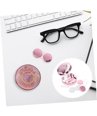 HOMSFOU 2 Sets Starry Sky Glasses Case & Contact Lens Storage - Glass Miracle Foil Container for Short-Sighted Care - Buy Online on GoSupps.com