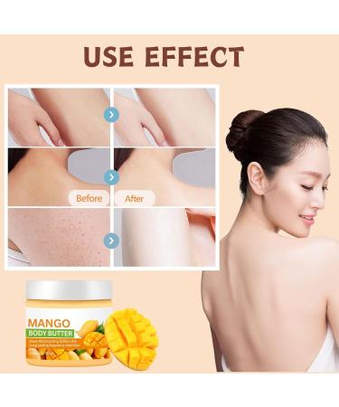 Trendyfave Mango Body Butter Large-capacity Body Lotion Body Moisturiser With Mango Body Lotion for Dry Skin Body Skin Care Smooth Skin Deeply Moisturize Skin Body Butter For Women & Men 200ml - Buy Online on GoSupps.com