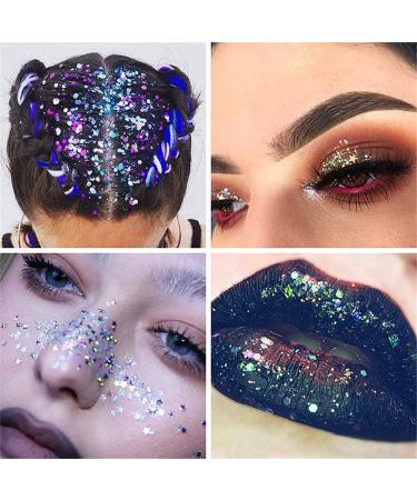 VERONNI Glitter Eyeshadow Palette - 15 Colors Matte Shimmer Glitter | High Pigment Eye Shadow Palette for Stage & Halloween Makeup - Buy Online on GoSupps.com