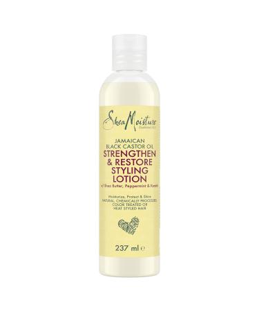 Shea Moisture Jamaican Black Castor Oil Strengthen & Restore Hair Styling Lotion Sulphate and Silicone Free for chemically processed heat styled or natural hair 237 ml - Buy Online on GoSupps.com