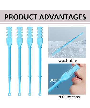 Nasal Hair Cutter Ear Pickers 360 Degree Rotating Nasal Hair Removal Tool 4Pcs Portable Manual Nose Hair Trimmer Gifts Blue - Buy Online on GoSupps.com