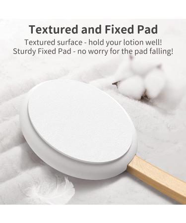 17-inch Shechane Lotion Applicator for Back - Easy Body Applicator for Self-Tanning, Sunscreen, Acne, and Elderly Aid - Grey-Fabric Bag Package - Buy Online on GoSupps.com