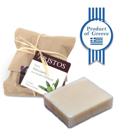 Aristos Gift set coldpressed olive oil olive oil soap gift bag with viewing window 500 ml olive oil + 100 g olive oil soap gift idea - Buy Online on GoSupps.com