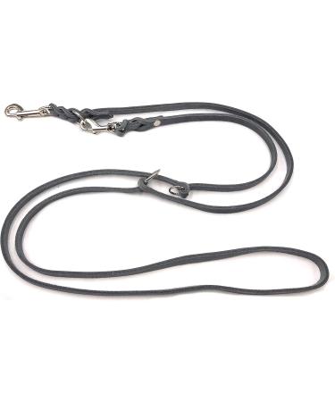 Adjustable Dog Liner for Small & Large Dogs - 2.40m x 12mm Gray - Durable Double Linen | International Shipping Available - Buy Online on GoSupps.com
