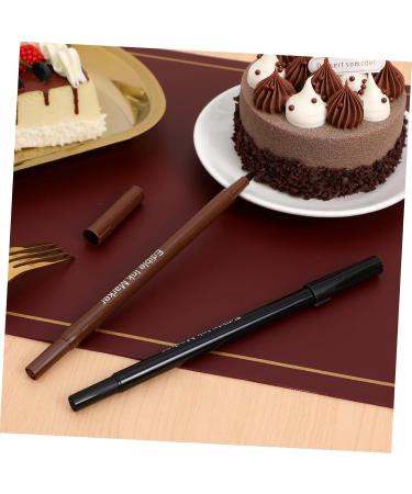 MAGICLULU 2pcs Baking Pen Food Coloring Brush Edible Pen Fine Point Marker Pens Edible Marker Pens Plastic - Buy Online on GoSupps.com