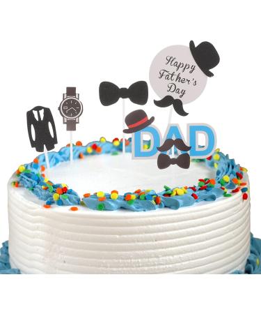 Theaque 1 Set Father's Day Cupcake Toppers Father's Day Dessert Topper for Party Decor - Buy Online on GoSupps.com