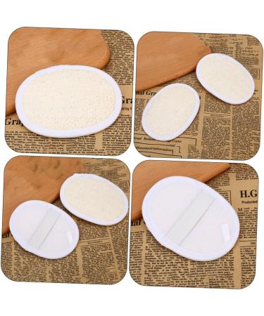 Buy Hemoton 2pcs Natural Bath Towels & Exfoliating Loofah Pads - Premium Body Scrubber for Spa-like Experience - Buy Online on GoSupps.com