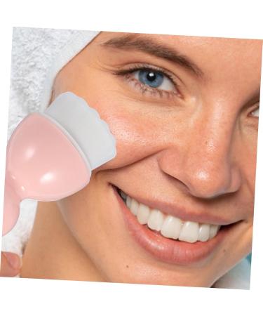 Housoutil 1pc Cleansing Brush Travel Makeup Brush Mineral Makeup Foundation Nail Dust Brush Liquid Makeup Portable Cosmetic Brush Pink Face Washbasin Artificial Fiber Wool - Buy Online on GoSupps.com