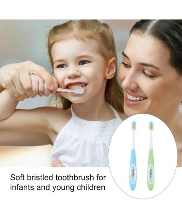 Fluhaw Children's Toothbrush 2-Pack | Soft Bristles for Ages 3-12 | Dentist Recommended Smart Design - Buy Online on GoSupps.com