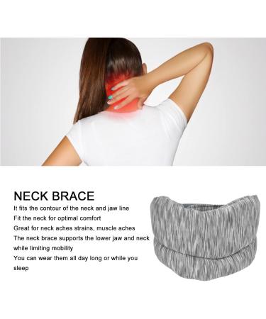 Adjustable Cervical Collar - Soft Sponge Neck Support with Velcro Fasteners for Neck Pain Relief & Spinal Pressure - Buy Online on GoSupps.com