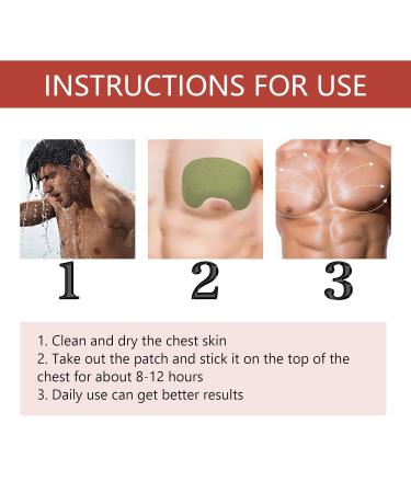 Male Chest Care Patch Firming Skin Massage Chest Contour Chest Care Cream - Buy Online on GoSupps.com