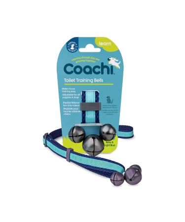 Coachi Toilet Training Bells for puppies or newly acquired dogs room cleaning unit no scratching on the door user -friendly height adjustable.Dog accessories for clicker training.Good audible.