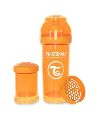 Twistshake Anti-Colic Baby Bottle 260ml - Orange | International Shipping Available - Buy Online on GoSupps.com