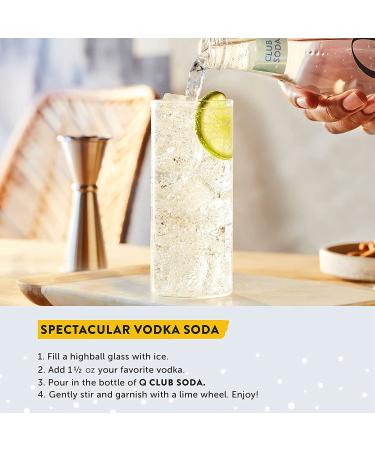 Q Mixers Premium Club Soda - 6.7 Fl Oz (Pack of 24) | Crisp and Refreshing - Buy Online on GoSupps.com