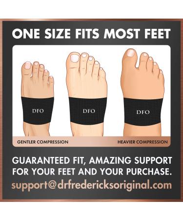 Dr. Frederick's Copper Infused Arch Support Sleeves - 2pcs | Plantar Fasciitis Relief for Flat Feet & Fallen Arches | Arch Support Bands for Men & Women - Buy Online on GoSupps.com